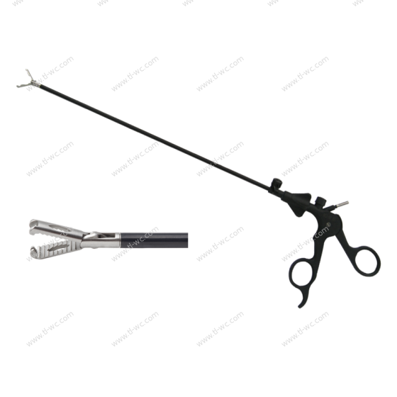 Pinza chirurgica laparoscopica (dente del topo) doppia azione 5MMX330MM