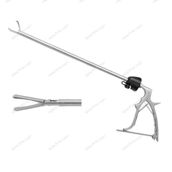 Pince laparoscopique pour instrument chirurgical (bouche large sans dents) 10MMX330MM