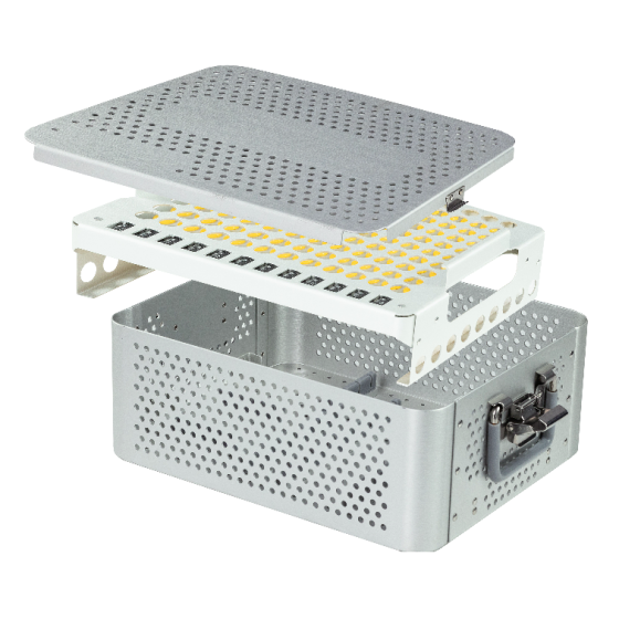 Cajas/bandejpara implantes personalizados