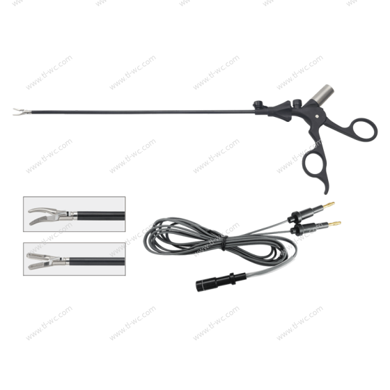 Strumenti chirurgici laparoscopici: pinze bipolari di elettrocoagulazione (pinze triangolari) 5MMX320MM