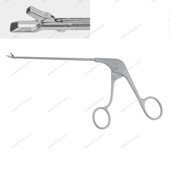 Artroscopia - pinze taglienti a mordente quadrato - pinze blu - pinze taglienti a forma di proiettile - tipo rettilineo - specifica - 4,5 mm x 120mm