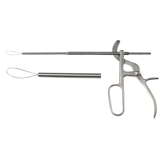 Instruments chirurgicaux laryngés - amygdalectomie anneau cutter gun shape